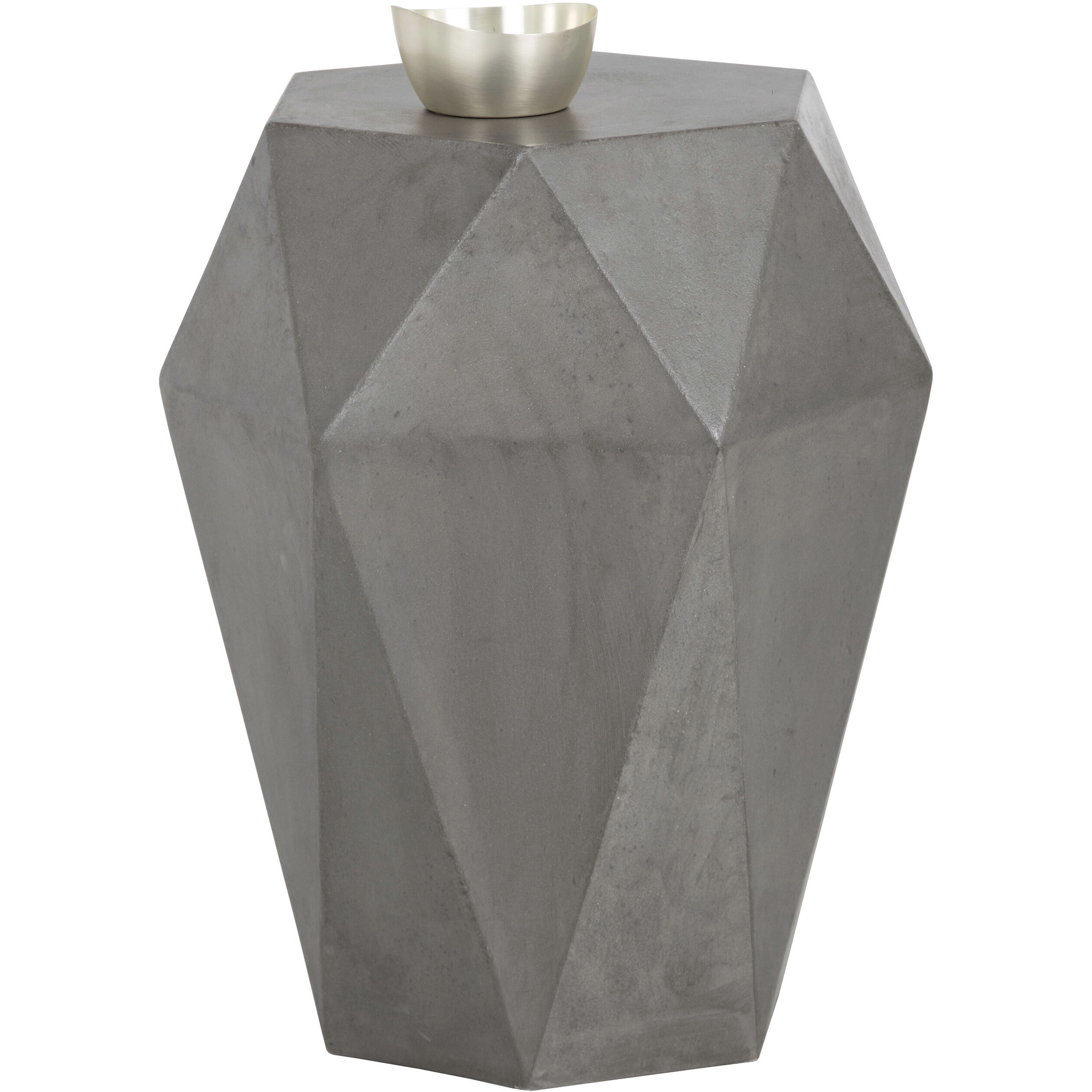 Constance 22 X 18 inch Grey Outdoor End Table